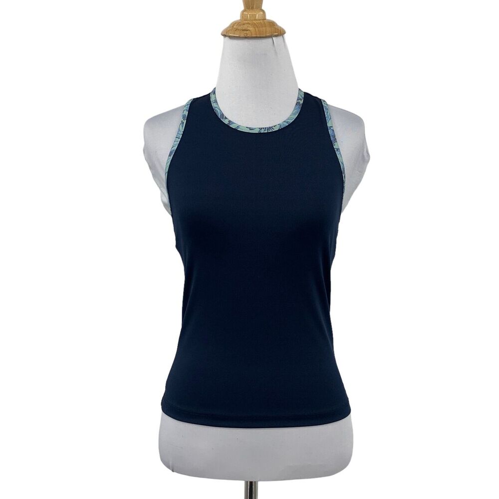 Daily Practice Top Womens S Small Navy Jackie Tank Built in Bra Anthropologie